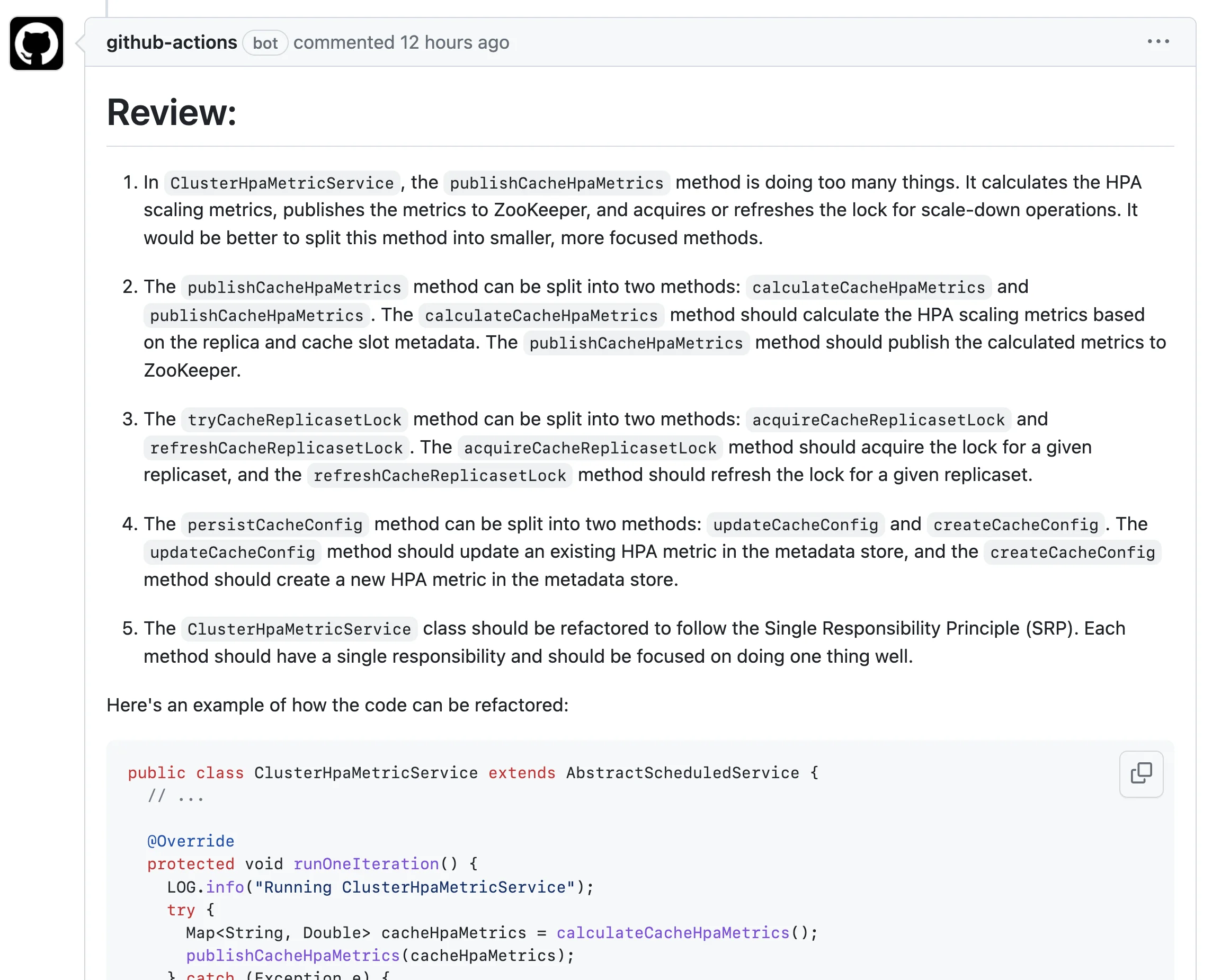 Example review